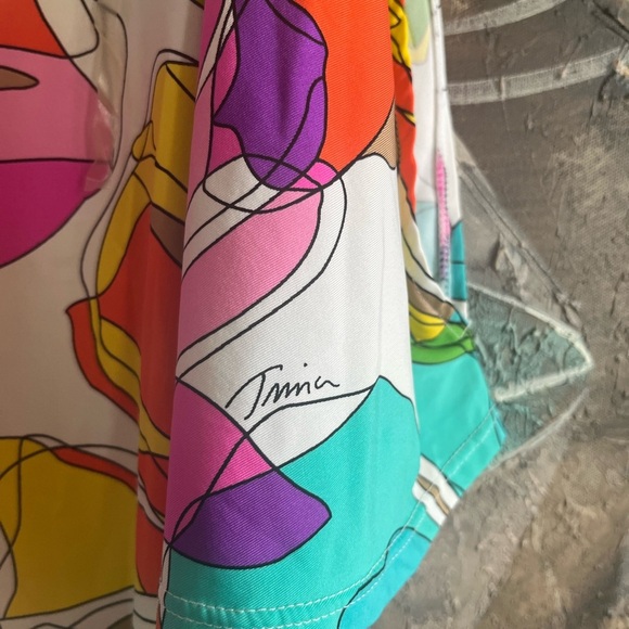 Trina Turk Kaleidoscope Floral Tunic Cover Up in Multi - Picture 14 of 16